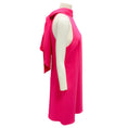 Load image into Gallery viewer, Brandon Maxwell Hot Pink Bow Detail Sleeveless Crepe Cocktail Dress