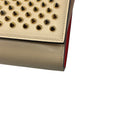 Load image into Gallery viewer, Christian Louboutin Beige Leather Spiked Paloma Clutch