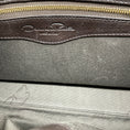 Load image into Gallery viewer, Oscar de la Renta Brown Multi Beaded and Stone Embellished Leather Handbag