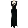 Load image into Gallery viewer, Herve Leger Black / Gold Hardware Eloni Bandage Gown