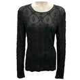Load image into Gallery viewer, Oscar de la Renta Black Embellished Knit Top