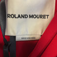 Load image into Gallery viewer, Roland Mouret Red Long Sleeve Light Cady Midi Dress