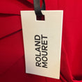 Load image into Gallery viewer, Roland Mouret Red Long Sleeve Light Cady Midi Dress