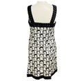 Load image into Gallery viewer, Chanel Black / White Paris-Dubai Cruise Resort 2015 Sleeveless Geometric Jacquard Dress