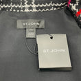 Load image into Gallery viewer, St. John Black Caviar Multi Plaid Wool Knit Blazer