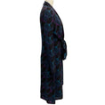 Load image into Gallery viewer, Gucci Black / Teal Silk Logo Tie Front Dress