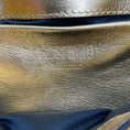 Load image into Gallery viewer, Moschino Gold Leather Biker Jacket Shoulder Bag