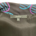 Load image into Gallery viewer, Gucci Black / Teal Silk Logo Tie Front Dress