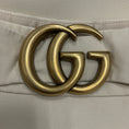 Load image into Gallery viewer, Gucci Ivory / Antiqued Gold GG Buckle A-Line Skirt