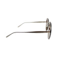Load image into Gallery viewer, Alaia Brown / Ruthenium Rimless Round Sunglasses