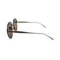 Load image into Gallery viewer, Alaia Brown / Ruthenium Rimless Round Sunglasses