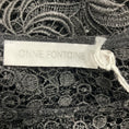 Load image into Gallery viewer, Anne Fontaine Black Crop Sheer Mesh Embroidered Lace Oxana Top