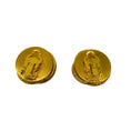 Load image into Gallery viewer, Chanel Gold Pearl Swirl Clip-On Earrings