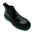 Load image into Gallery viewer, Bottega Veneta Men's Black / Green Leather Tire Chunky Sole Ankle Chelsea Boot