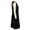 Load image into Gallery viewer, Oscar de la Renta Grey Sleeveless Pleated Fit and Flare Dress