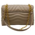 Load image into Gallery viewer, Louis Vuitton Taupe Calfskin New Wave Chain GM Shoulder Bag
