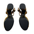 Load image into Gallery viewer, Prada Light Brown / Black Animal Print Chunky Heel Suede Platform Sandals