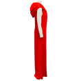 Load image into Gallery viewer, Maison Rabih Kayrouz Poppy Red Hooded Sleeveless Crepe Jumpsuit