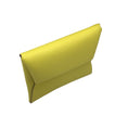 Load image into Gallery viewer, Hermes Yellow Bastia Mini Leather Wallet
