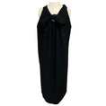 Load image into Gallery viewer, Oscar de la Renta Black Sleeveless Crepe Dress