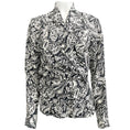 Load image into Gallery viewer, Dries van Noten Black / White Cherry Wrap Blouse