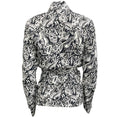 Load image into Gallery viewer, Dries van Noten Black / White Cherry Wrap Blouse