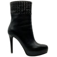 Load image into Gallery viewer, Bottega Veneta Black Leather New VIP Intrecciato Platform Booties