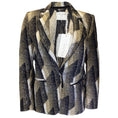 Load image into Gallery viewer, Forte Forte Black / Gold / Silver Metallic Sequined Jacket