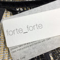 Load image into Gallery viewer, Forte Forte Black / Gold / Silver Metallic Sequined Jacket