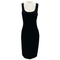 Load image into Gallery viewer, Celine Vintage Black Sleeveless Sheath Midi Dress
