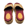 Load image into Gallery viewer, Gucci Beige / Brick Red GG Monogram Slide Sandal