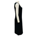 Load image into Gallery viewer, Celine Vintage Black Sleeveless Sheath Midi Dress