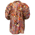 Load image into Gallery viewer, Ulla Johnson Multi Floral Print Silk Pansy Annabella Blouse