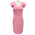 Load image into Gallery viewer, Dolce & Gabbana Light Pink Cap Sleeved Crepe Sheath Dress