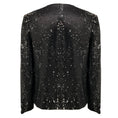 Load image into Gallery viewer, Maje Black / Silver Sequined Doucette Blazer Jacket