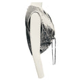 Load image into Gallery viewer, Paco Rabanne Silver Draped Sequin Top