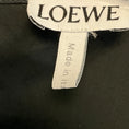 Load image into Gallery viewer, Loewe Black Tie-Neck Cotton Poplin Midi Dress