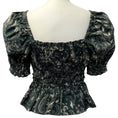 Load image into Gallery viewer, Ulla Johnson Black / Ecru Blackbird Evita Puff Sleeve Top