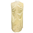 Load image into Gallery viewer, Celine Cream Ruched Sleeveless Satin Mini Dress