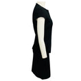 Load image into Gallery viewer, Givenchy Black Zipper Detail Stretch Knit Fitted Bodycon Dress