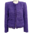Load image into Gallery viewer, L'Agence Purple Tweed Angelina Jacket