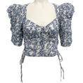 Load image into Gallery viewer, Isabel Marant Étoile Royal Blue Galaor Cropped Blouse
