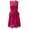Load image into Gallery viewer, Ulla Johnson Magenta Ruby Eyelet Jessa Dress