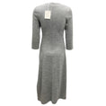 Load image into Gallery viewer, Peserico Grey Fluid Cotton Wool Jersey Dress