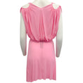 Load image into Gallery viewer, Rick Owens Pop Pink Draped Cut Out Shoulder Dress
