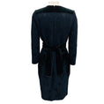 Load image into Gallery viewer, Gucci Navy / Black Brocade and Velvet Cocktail Dress