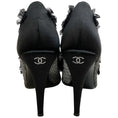 Load image into Gallery viewer, Chanel Black Lace Ruffle Pumps