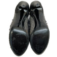 Load image into Gallery viewer, Chanel Black Lace Ruffle Pumps