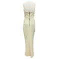 Load image into Gallery viewer, Maticevski Ivory Plaster Puncture Strapless Nightshift Gown