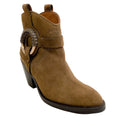 Load image into Gallery viewer, See by Chloe Military Green Suede Hanna Booties